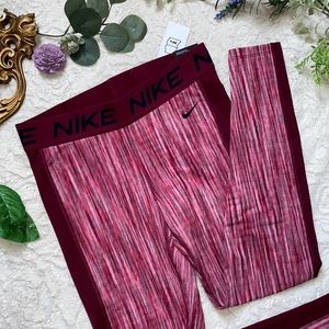 NWT Burgundy Nike Leggings